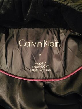 Calvin Klein Medium Black Down Jacket